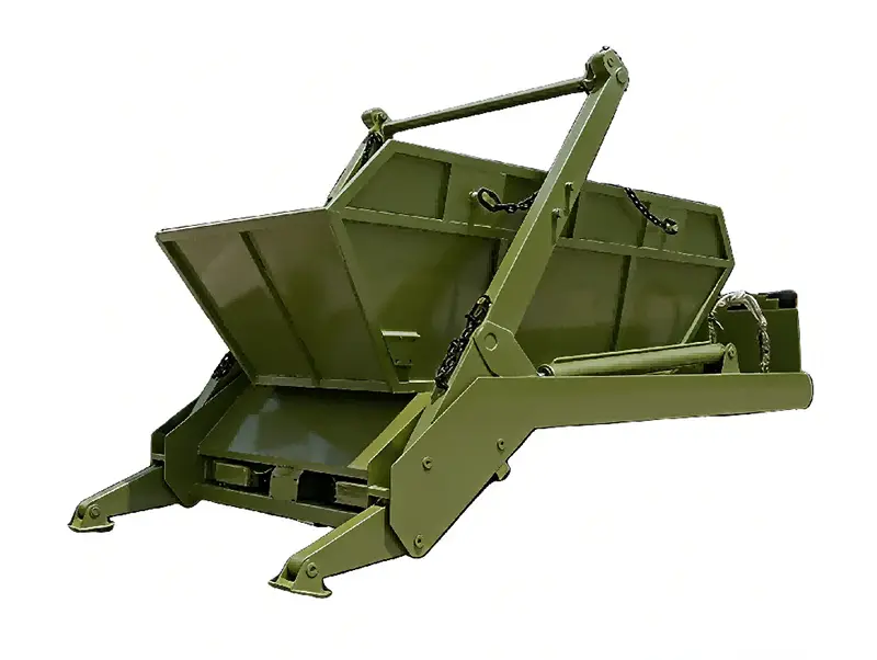 Caminhões de lixo com braço oscilante