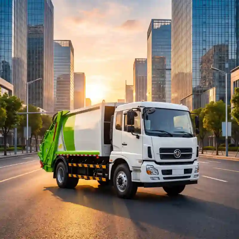 O caminhão de lixo compactador mais vendido para compradores atacadistas