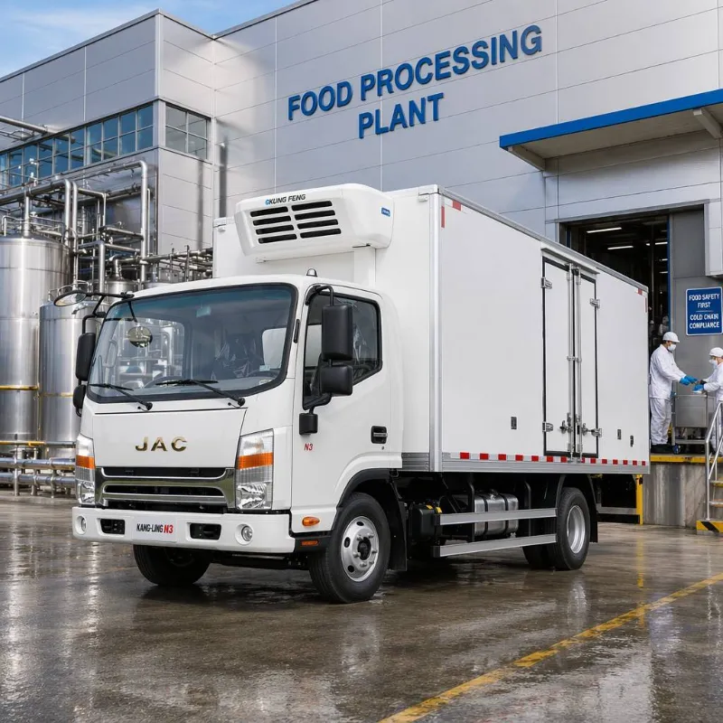 Como o caminhão refrigerado de 3 toneladas com transporte de cadeia fria da unidade refrigerada da Carrier pode melhorar a eficiência logística?