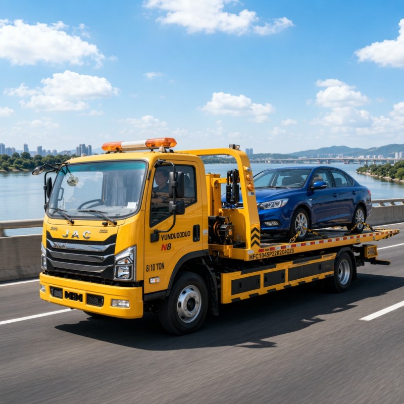Serviço Pesado Atende ao Destruidor Compacto JAC N8 de 8/10 Ton com Cummins Power