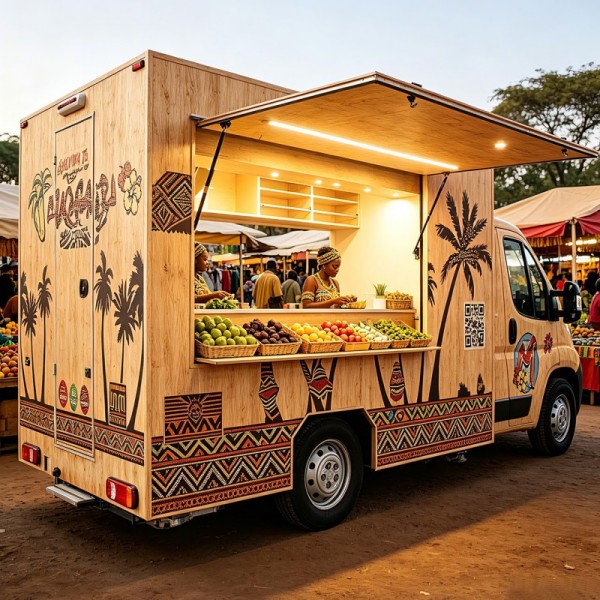 Venda quente Food Truck Mini Truck Food Truck totalmente equipado com cozinha completa