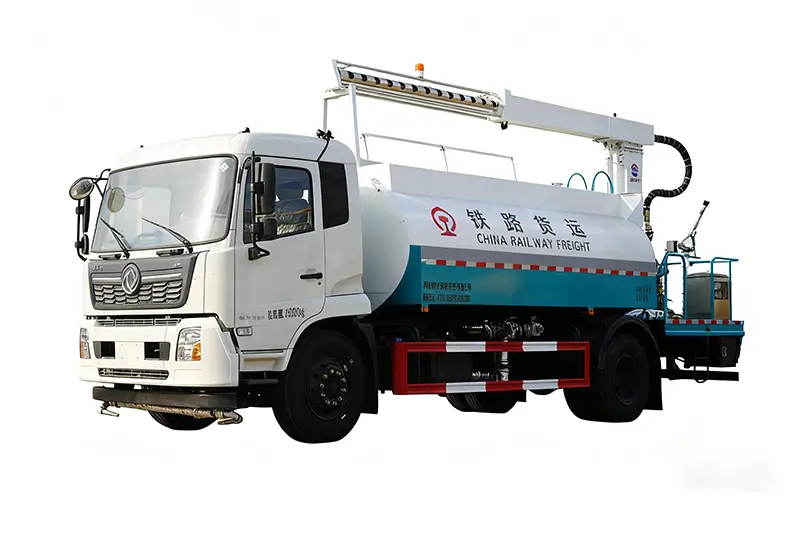 Caminhão ferroviário de supressão de poeira